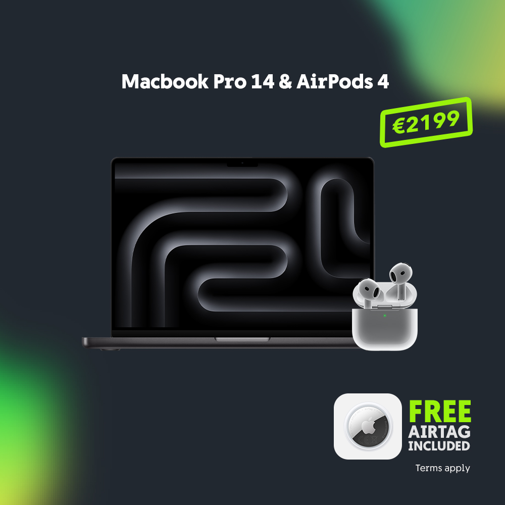MacBook Pro 14 and AirPods 4 for €2199